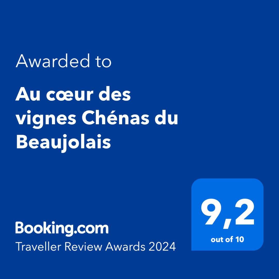 Au Coeur Des Vignes Chenas Du Beaujolais Apartment La Chapelle-de-Guinchay Екстериор снимка